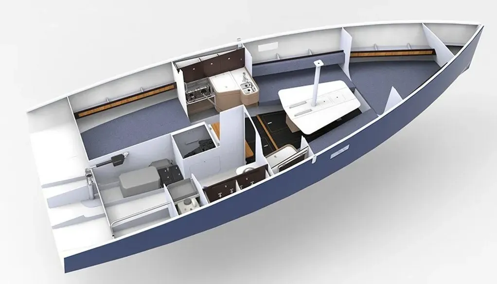 Charter a 8.9m Sailing Yacht in Lorient