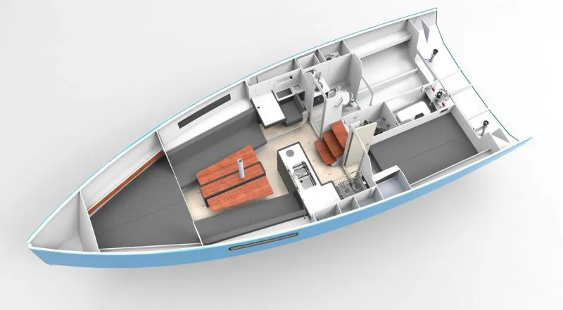 Explore Arzon on a 9.7m 2 Cabin Sailing Yacht Rental