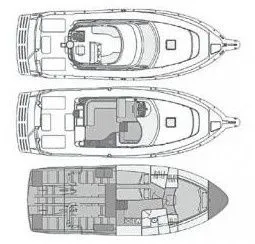 Explore Can Picafort on a 12.5m Rental Motor Yacht