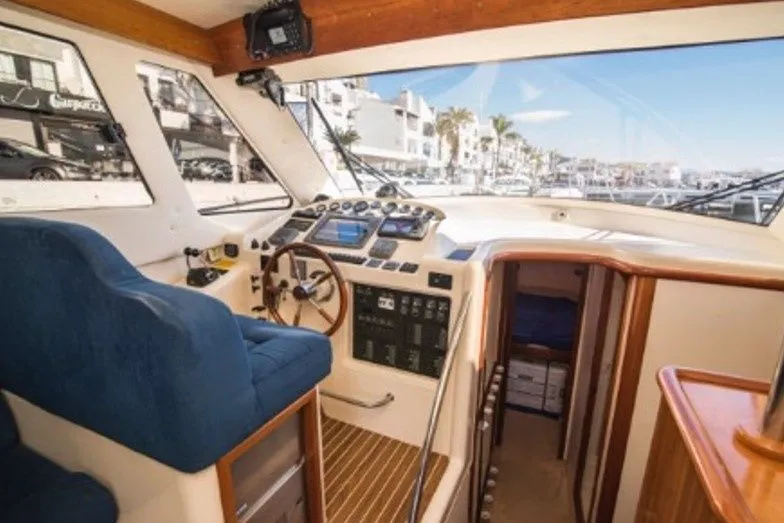 Explore Can Picafort on a 12.5m Rental Motor Yacht