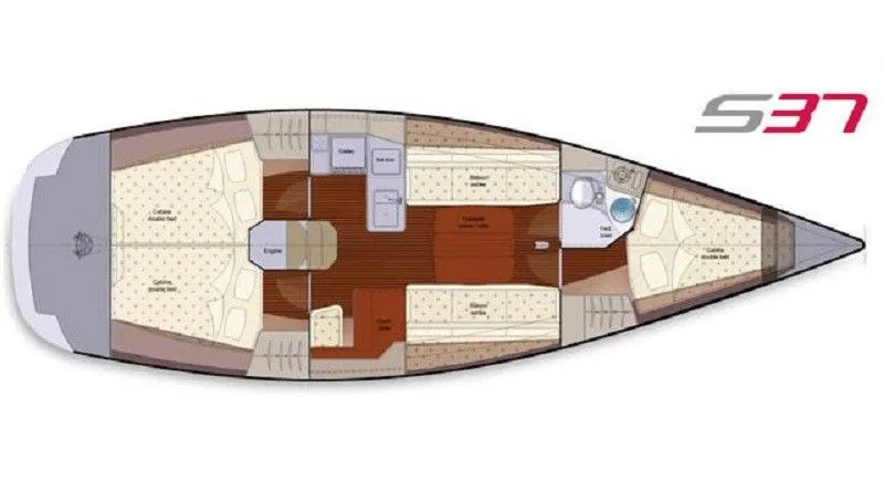 Explore Kastela on a 11.29m Rental Sailing Yacht Salona 37