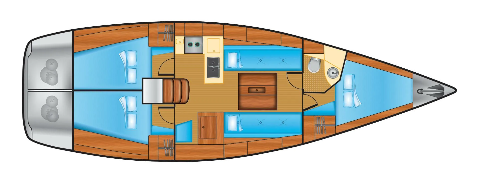 11.5m Heiligenhafen Sailing Yacht Salona 38 Hire