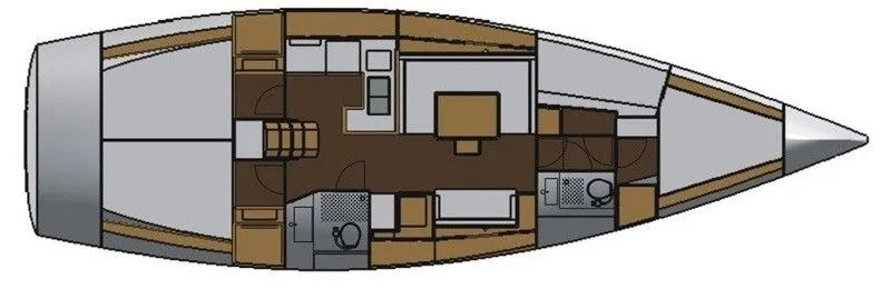 13.5m Athens Sailing Yacht Salona 44 Hire