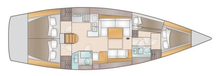 Explore Finikas on a 13.5m Rental Sailing Yacht