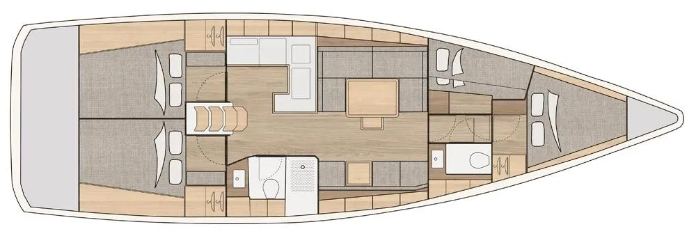 Rent a 14m Sailing Yacht Salona 46 in Portorož
