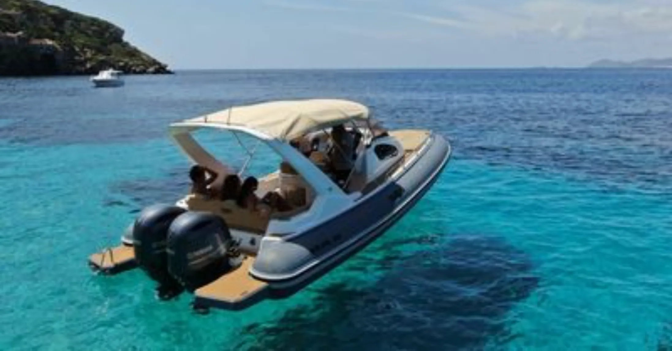 9.15m Santa Eularia des Riu Motor Boat Salpa Soleil 30 Hire