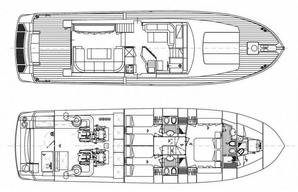 Explore Poltu Quatu on a 18.9m Rental Motor Yacht