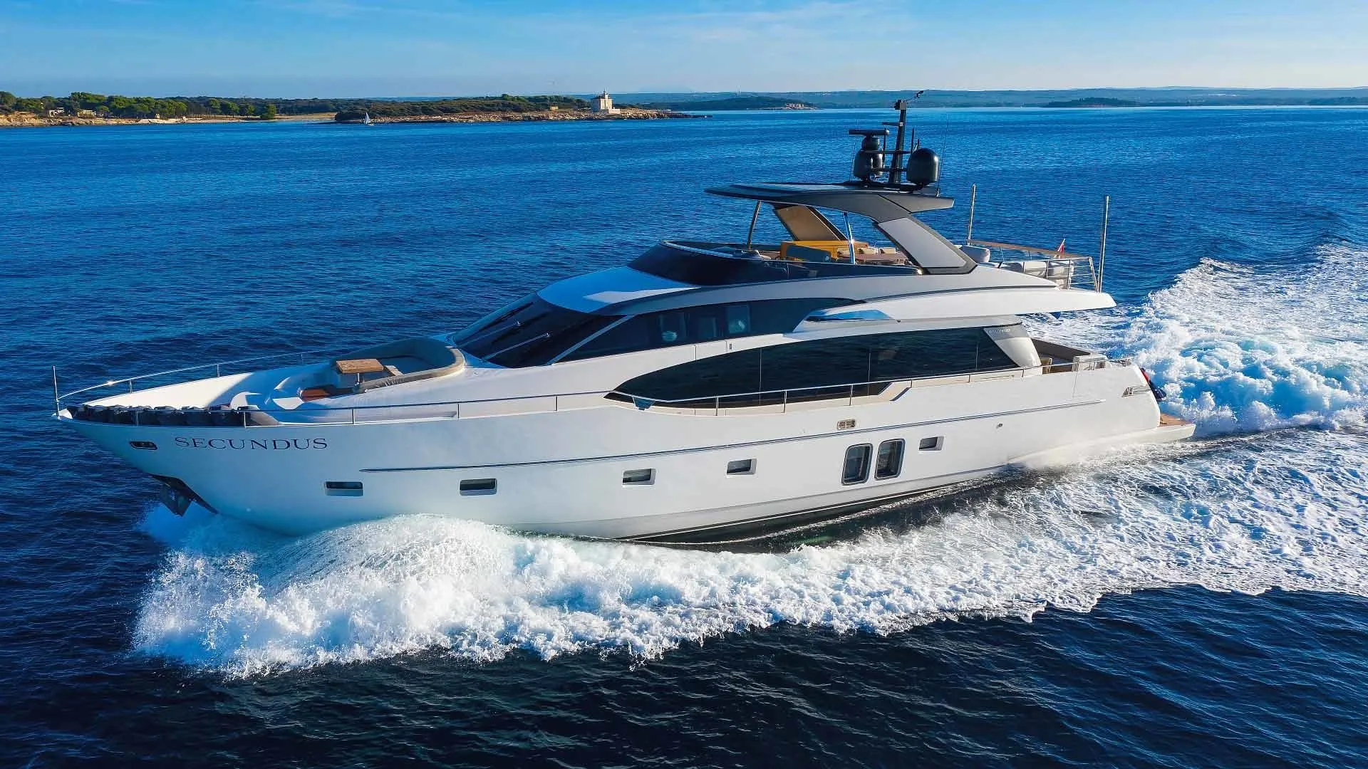 Explore Kastela on a 24.64m Rental Motor Yacht Sanlorenzo 78