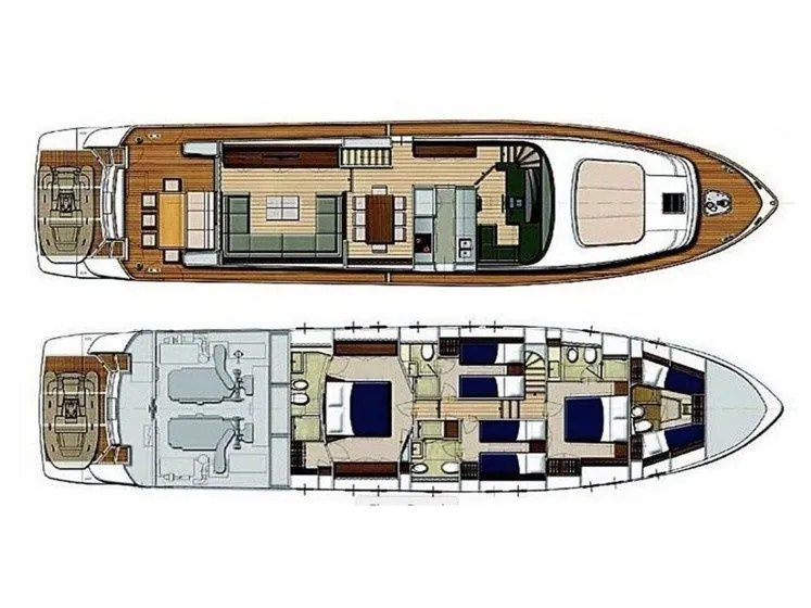 Rent a 24.88m 4 Cabin Motor Yacht in Rethymno