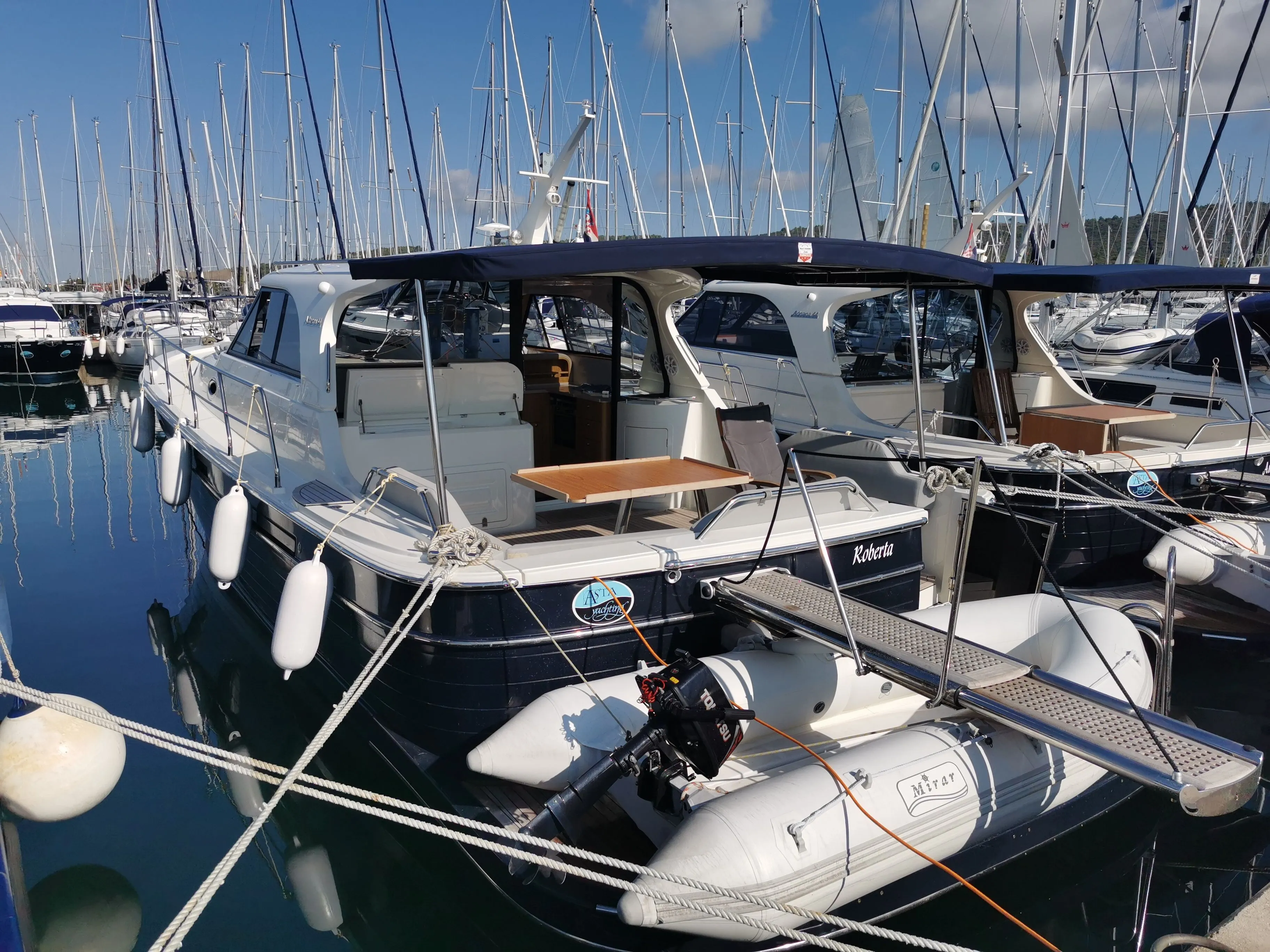 Explore Sukosan on a 13.5m Rental Motor Yacht
