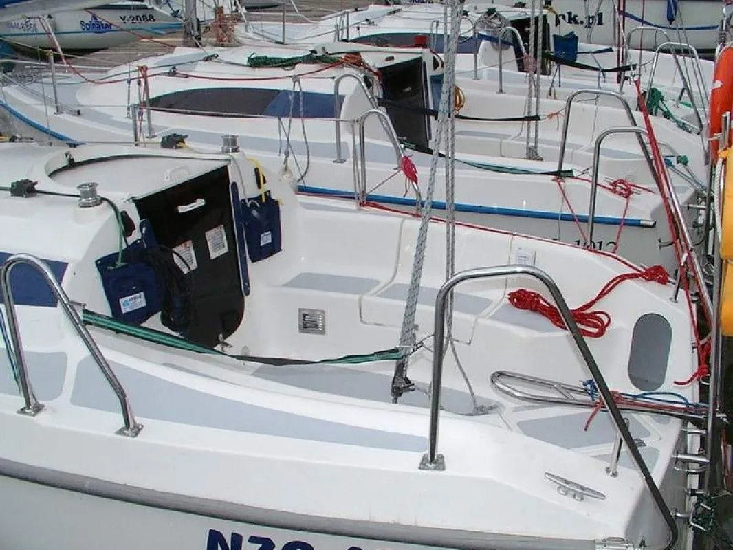 Explore Ruciane-Nida on a 6.6m Rental Sailing Yacht Sasanka 660