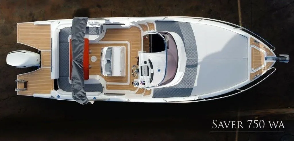 Charter a 7.5m Motor Boat Saver 750 WA in Rogoznica