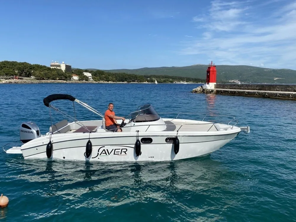 Charter a 7.75m Motor Boat Saver 750 in Krk