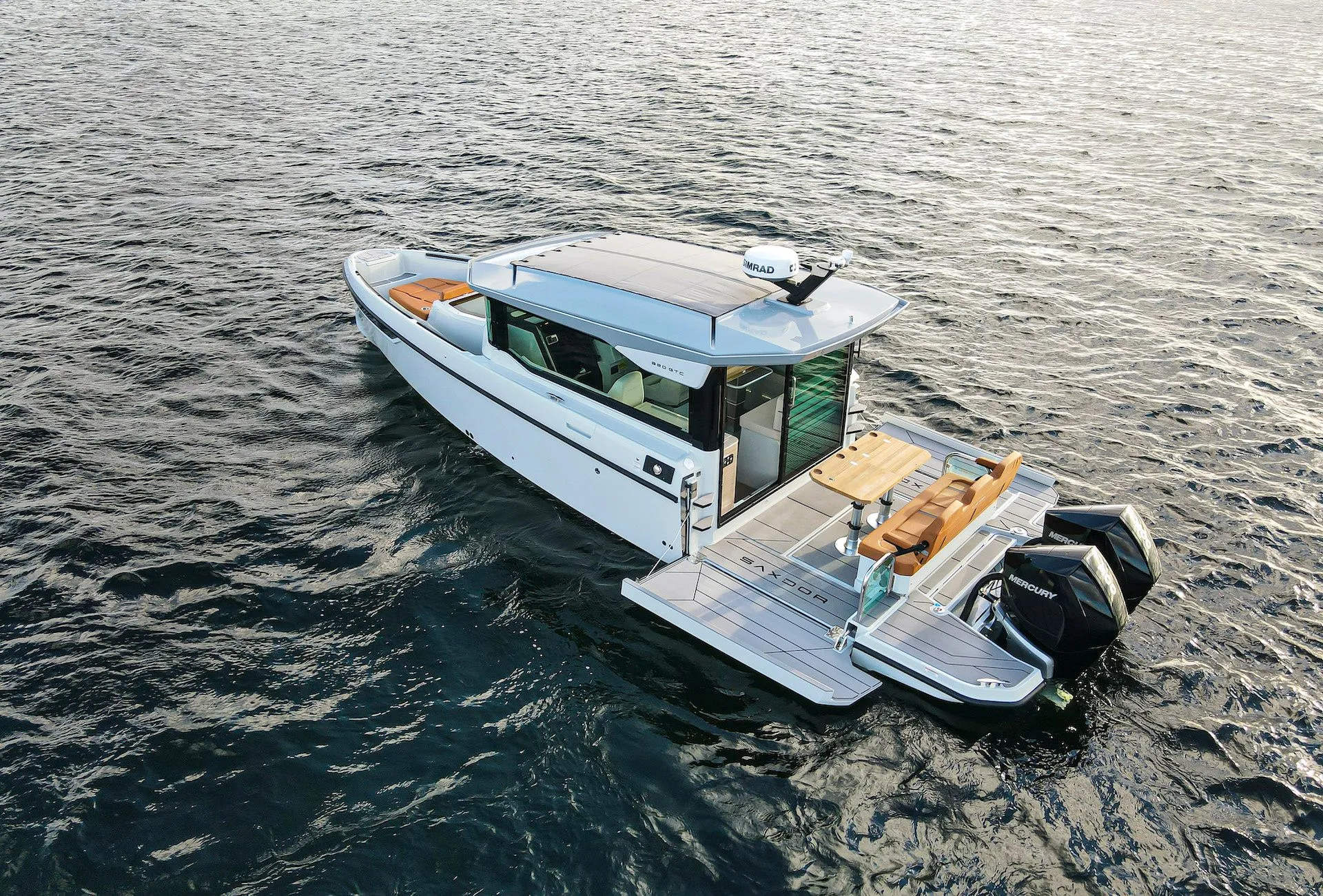 Explore Gouvia on a 10.28m Rental Motor Yacht Saxdor 320 GTC