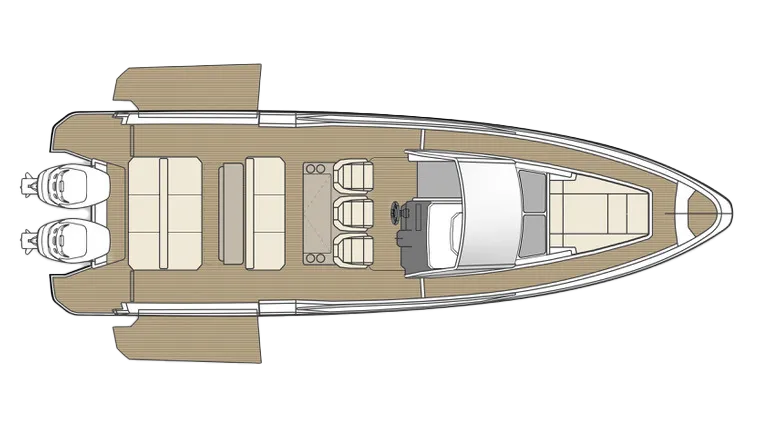 10.3m Kalamata Saxdor 320 GTO Motor Yacht Hire