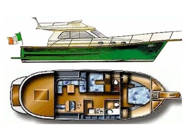 Explore Cagliari on a 11.95m Rental Boat