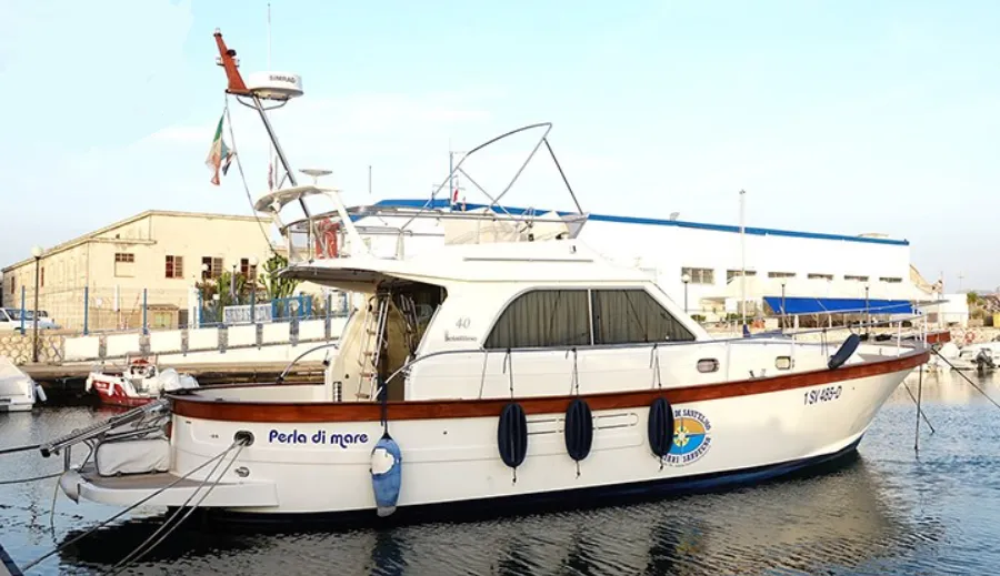 Explore Cagliari on a 11.95m Rental Boat