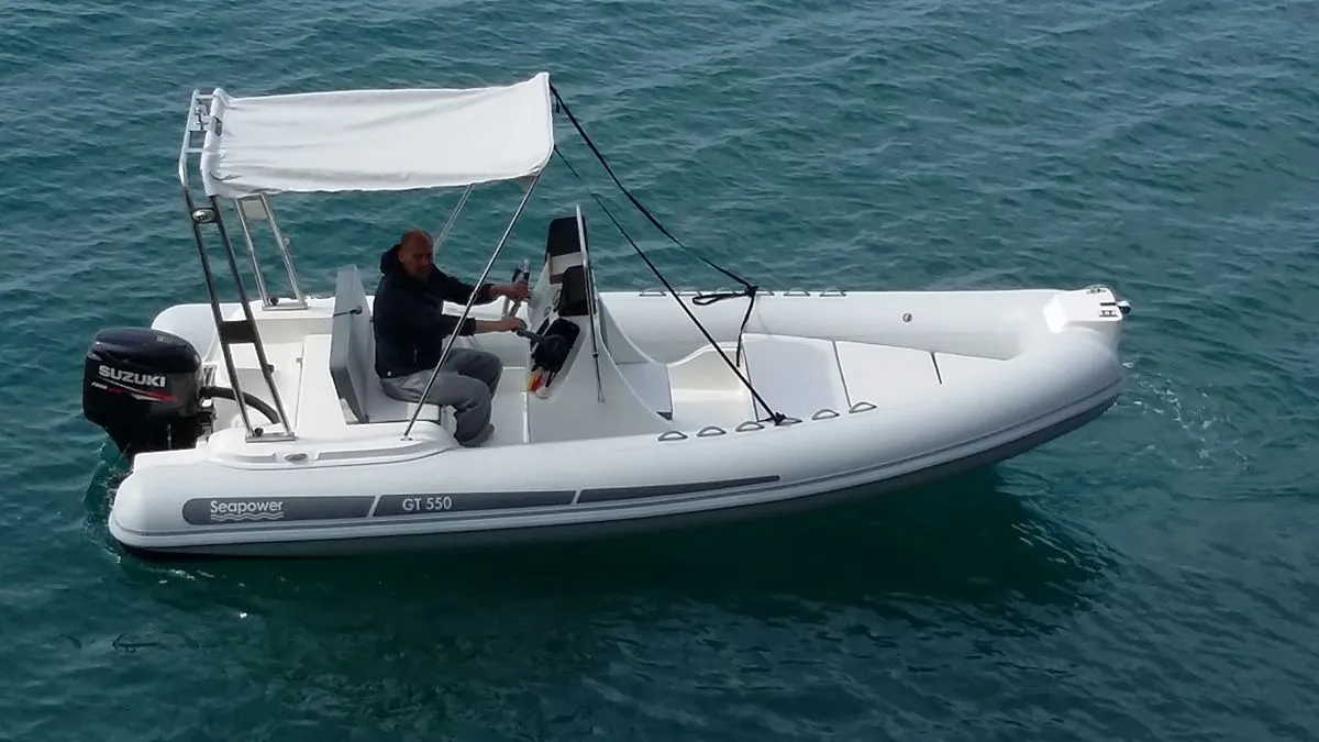 5.5m Monte Argentario Sea Power 550 Motor Boat Hire