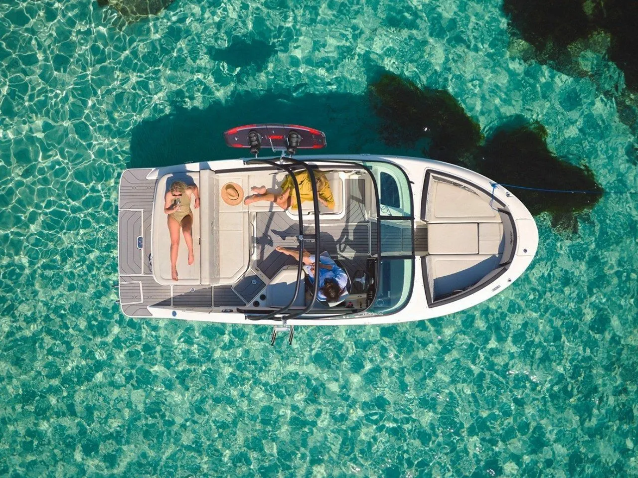 Charter a 6.5m Sea Ray 210 Motor Boat in Alcudia