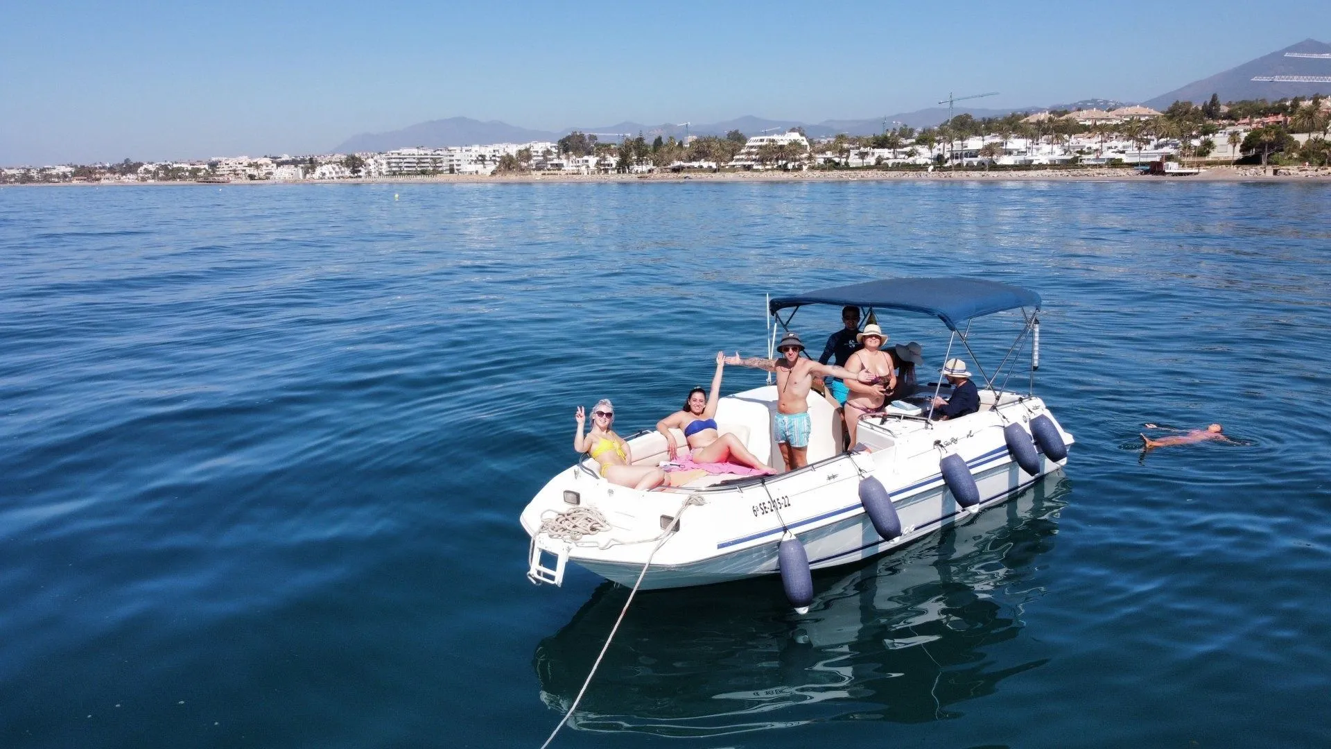 Charter a 7.5m Motor Boat in Marbella