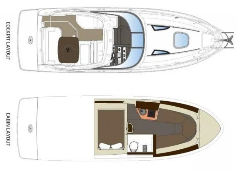 Explore Jezera on a 8m Rental Motor Yacht Sea Ray 265