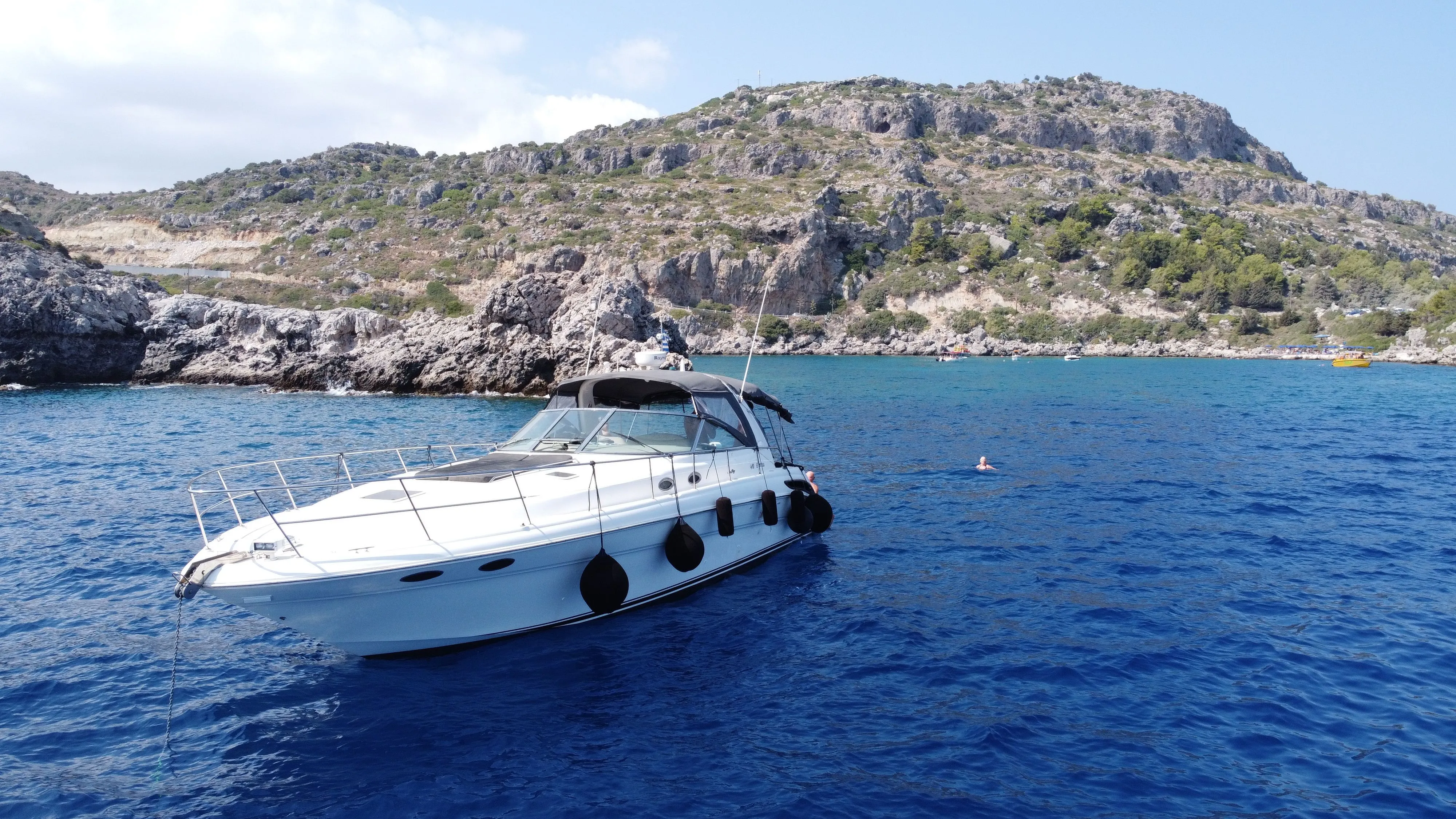 Explore Rhodes Town on a 12.9m Rental Boat