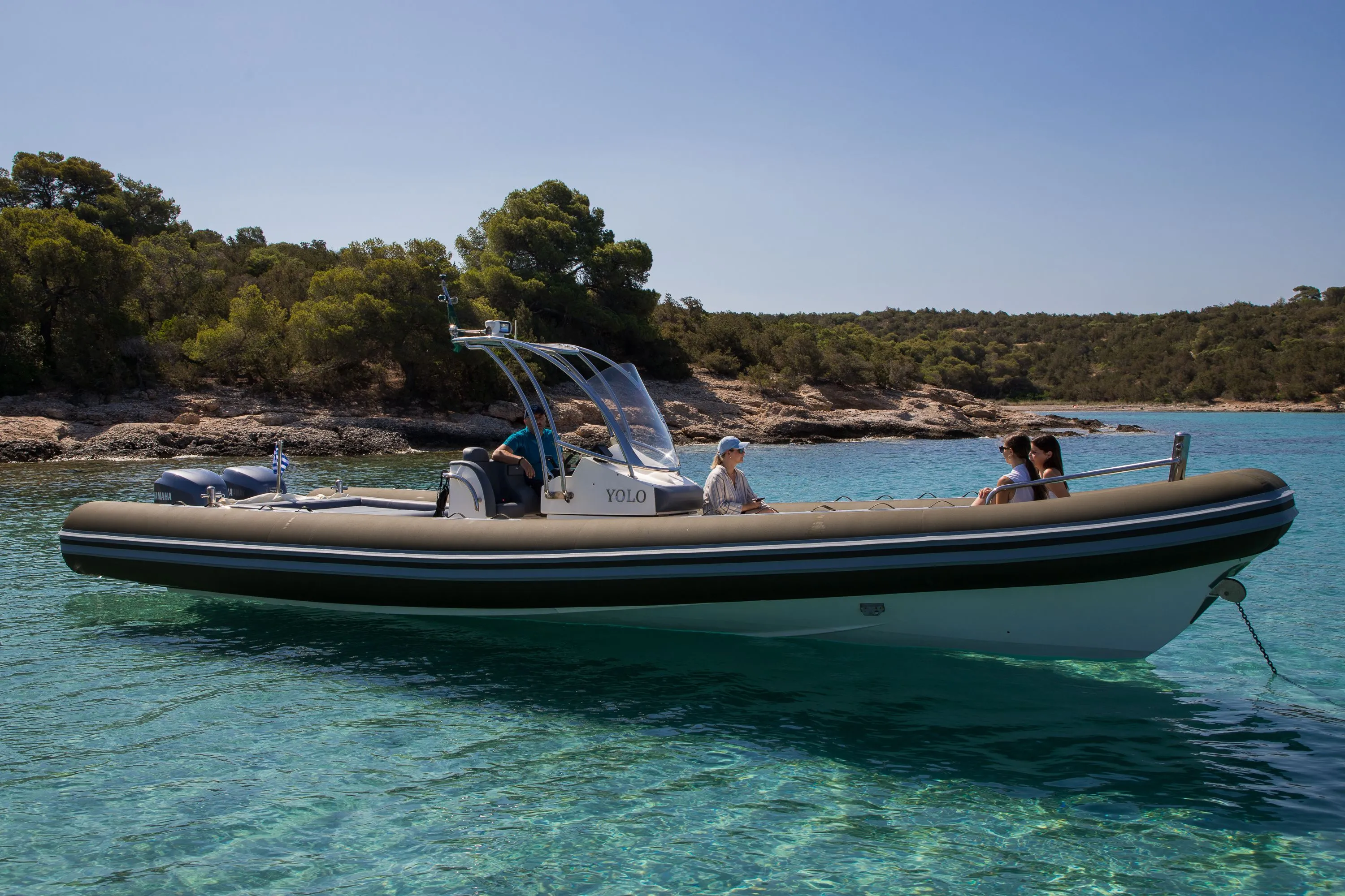9.99m Porto Heli Sea Water Smeralda 320 Hire