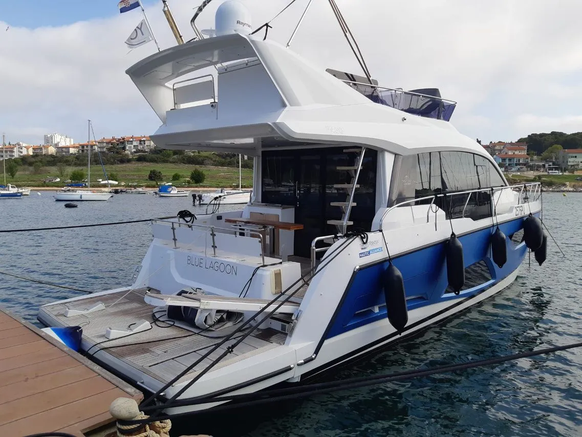 Explore Pula on a 13.55m Rental Boat