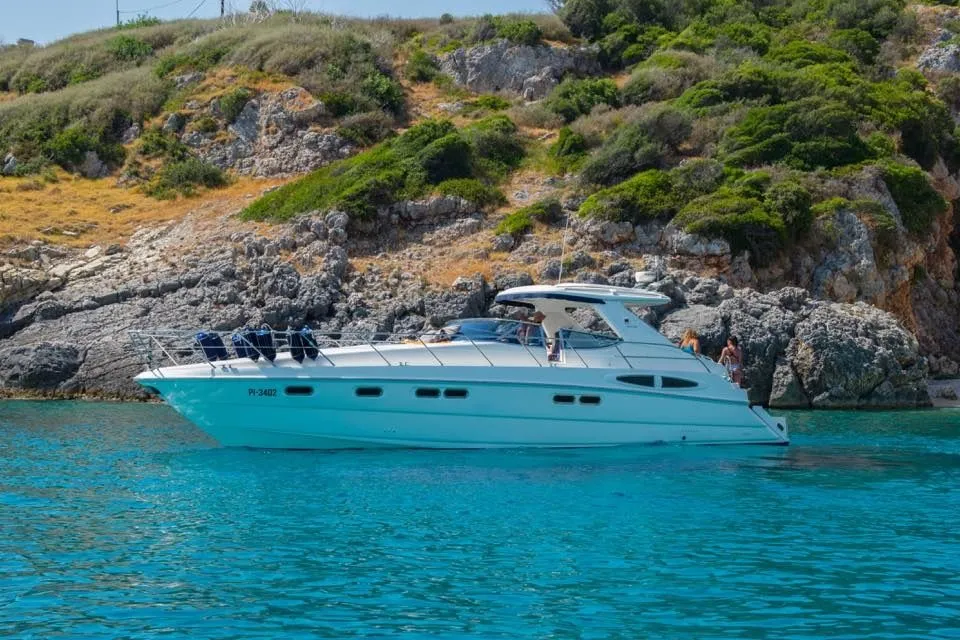 Charter a 16m Sealine S48 in Zakynthos Town