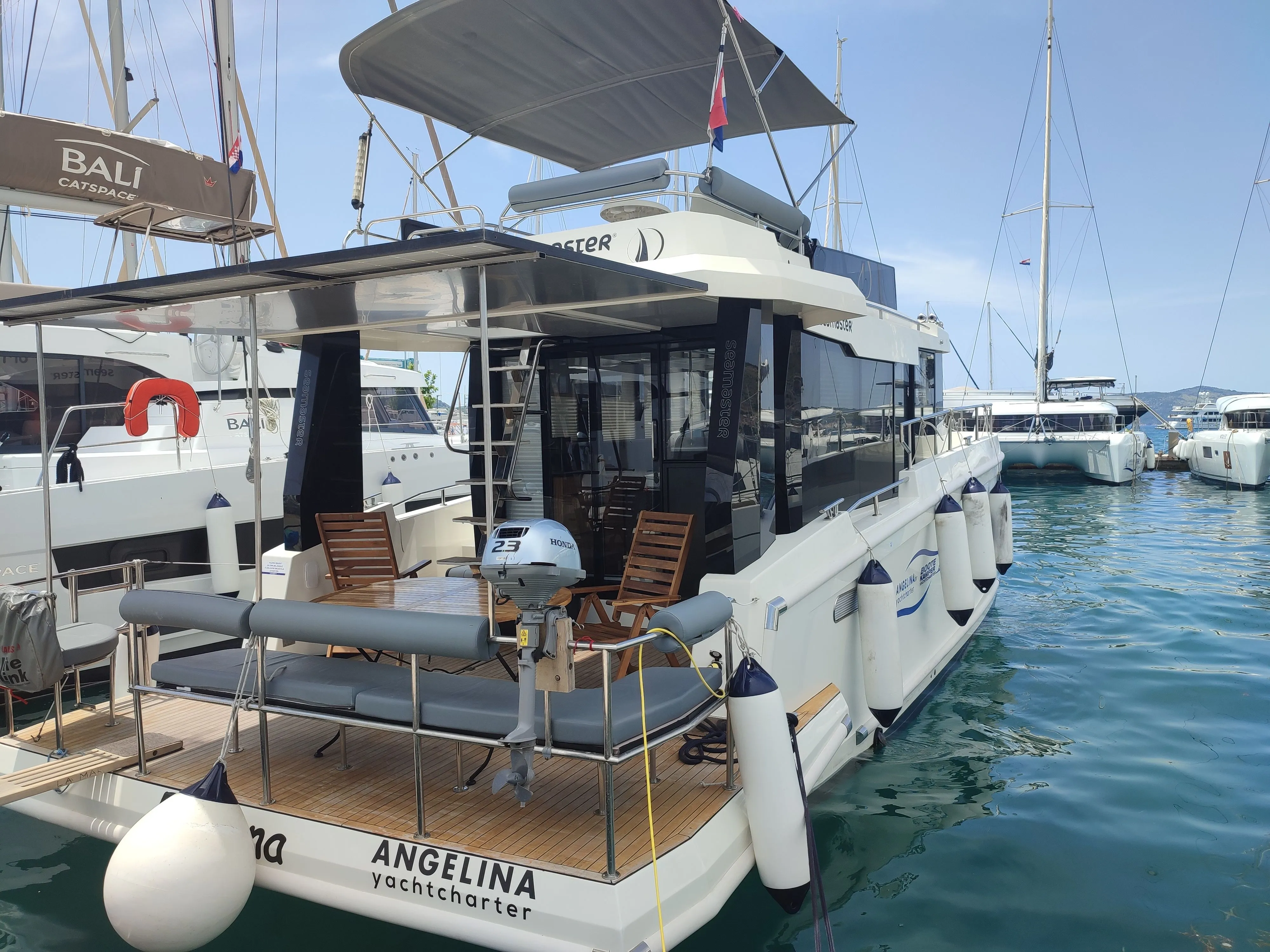 Explore Trogir on a 13.5m 4 Cabin Motor Yacht Rental