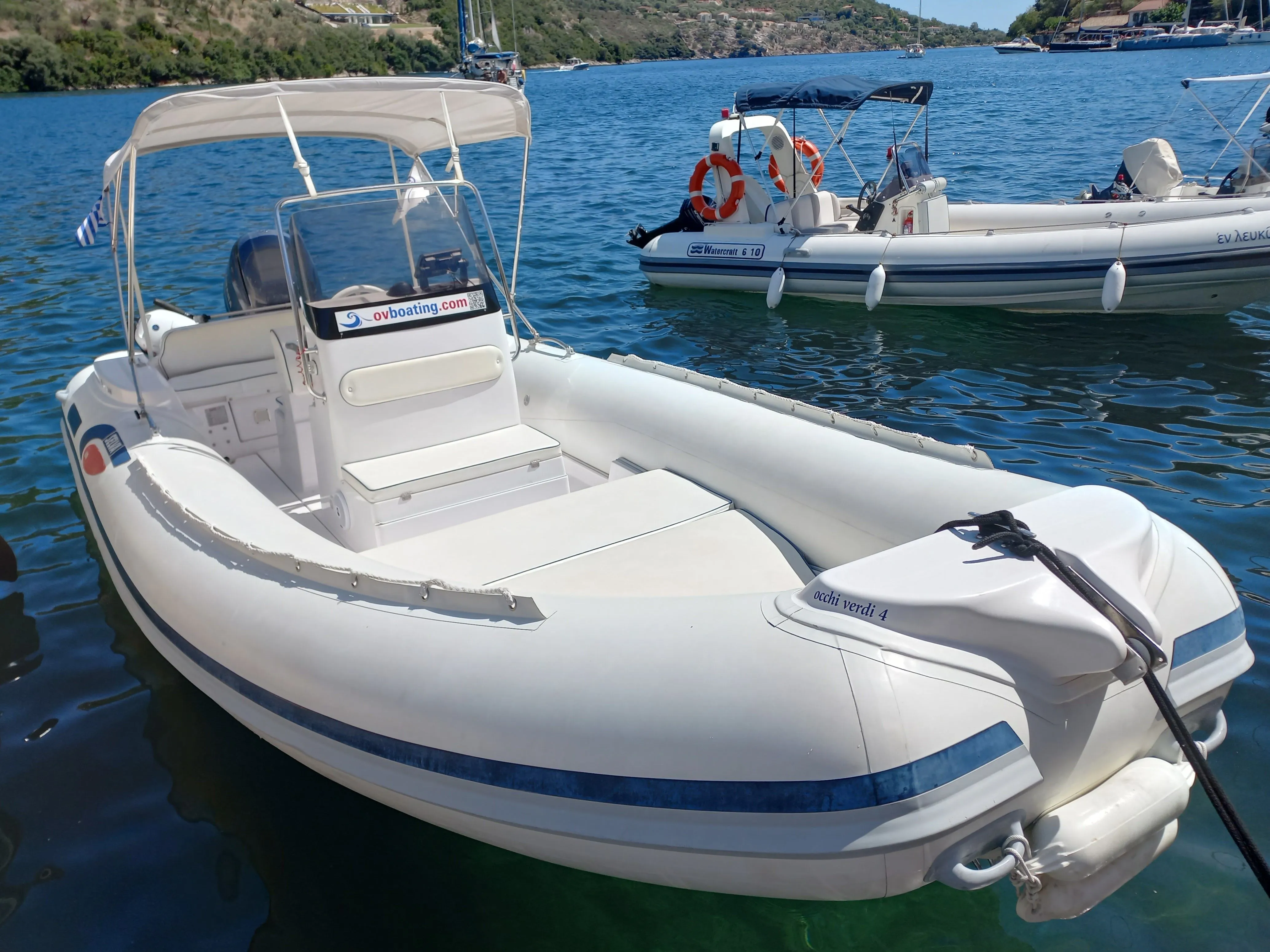 Rent a 6.8m Selva 680 Motor Boat in Sivota
