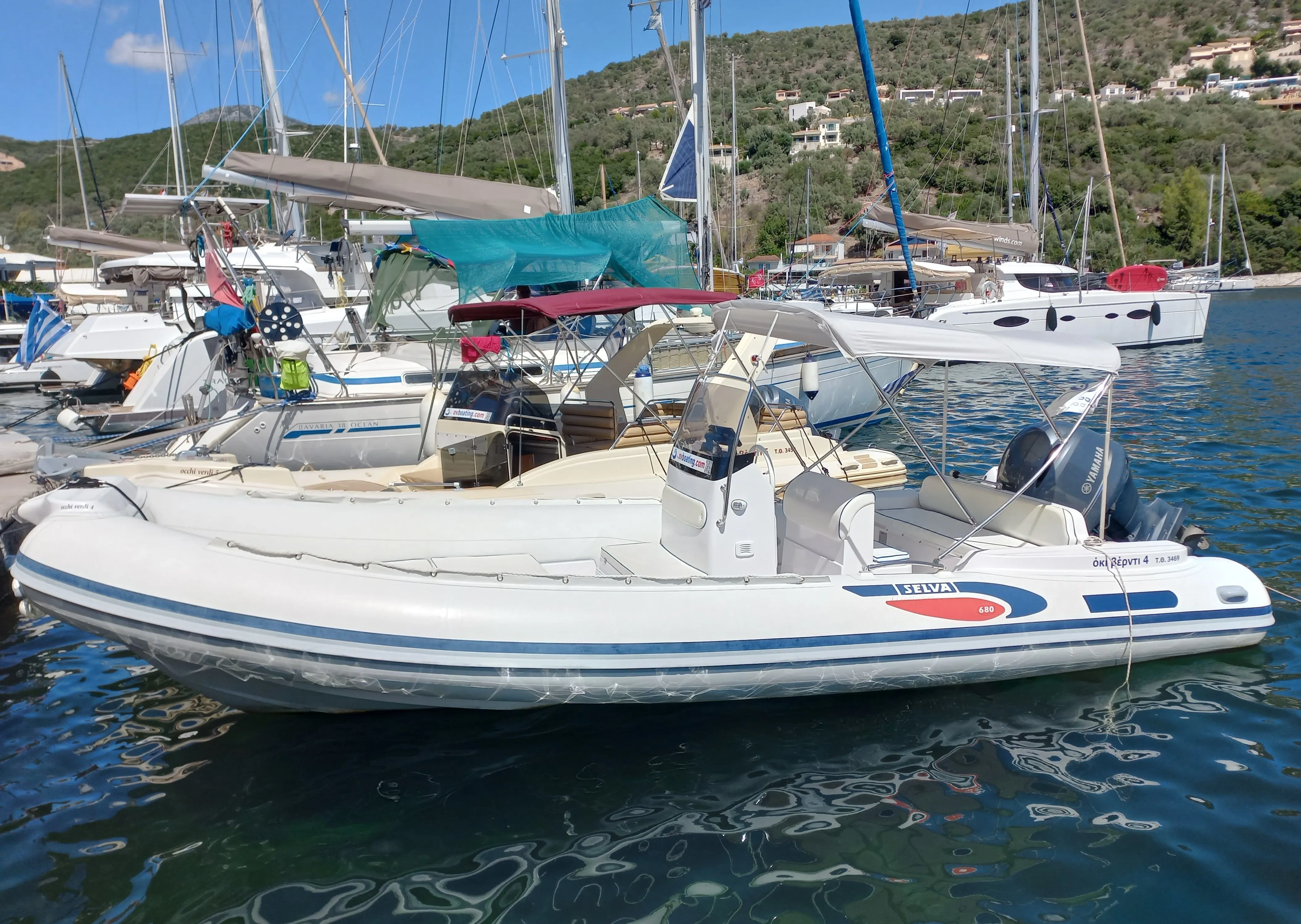 Rent a 6.8m Selva 680 Motor Boat in Sivota