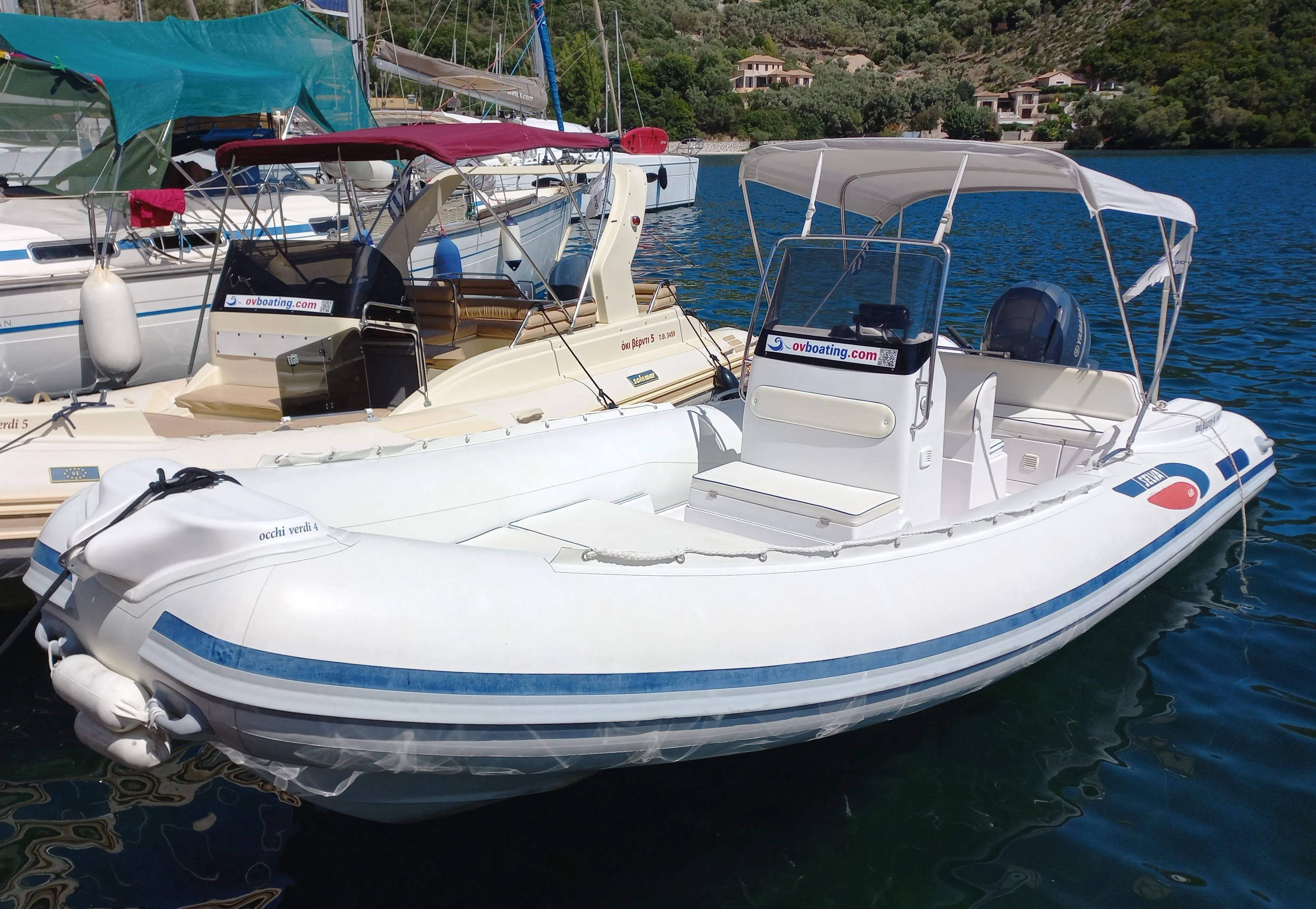 Rent a 6.8m Selva 680 Motor Boat in Sivota