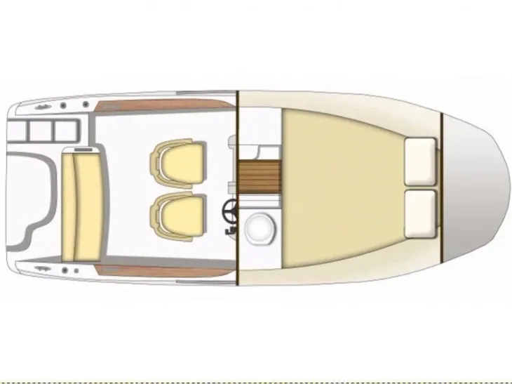 Rent a 6.2m Motor Boat Sessa Key Largo 20 Deck in Krk