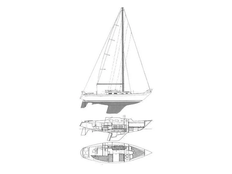 Charter a 9m Shipman 29 Sailing Yacht in Moscow