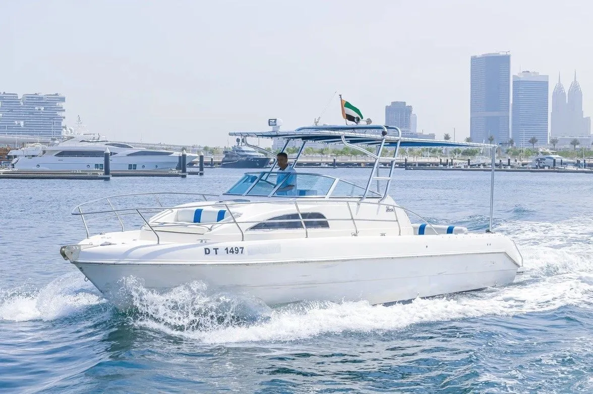 10.4м аренда Silvercraft 34 моторная лодка в Дубай