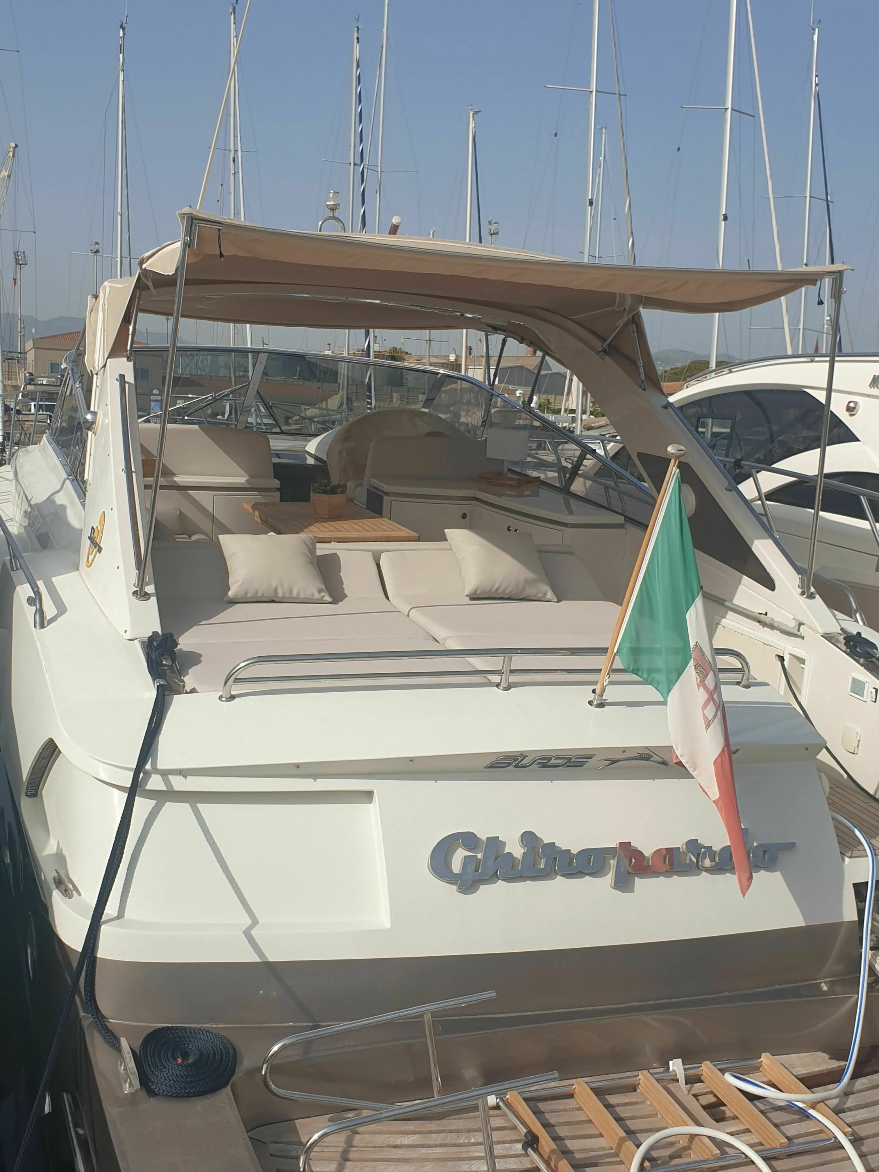 Explore Palermo on a 15m Solare Blade 50 Motor Yacht Rental