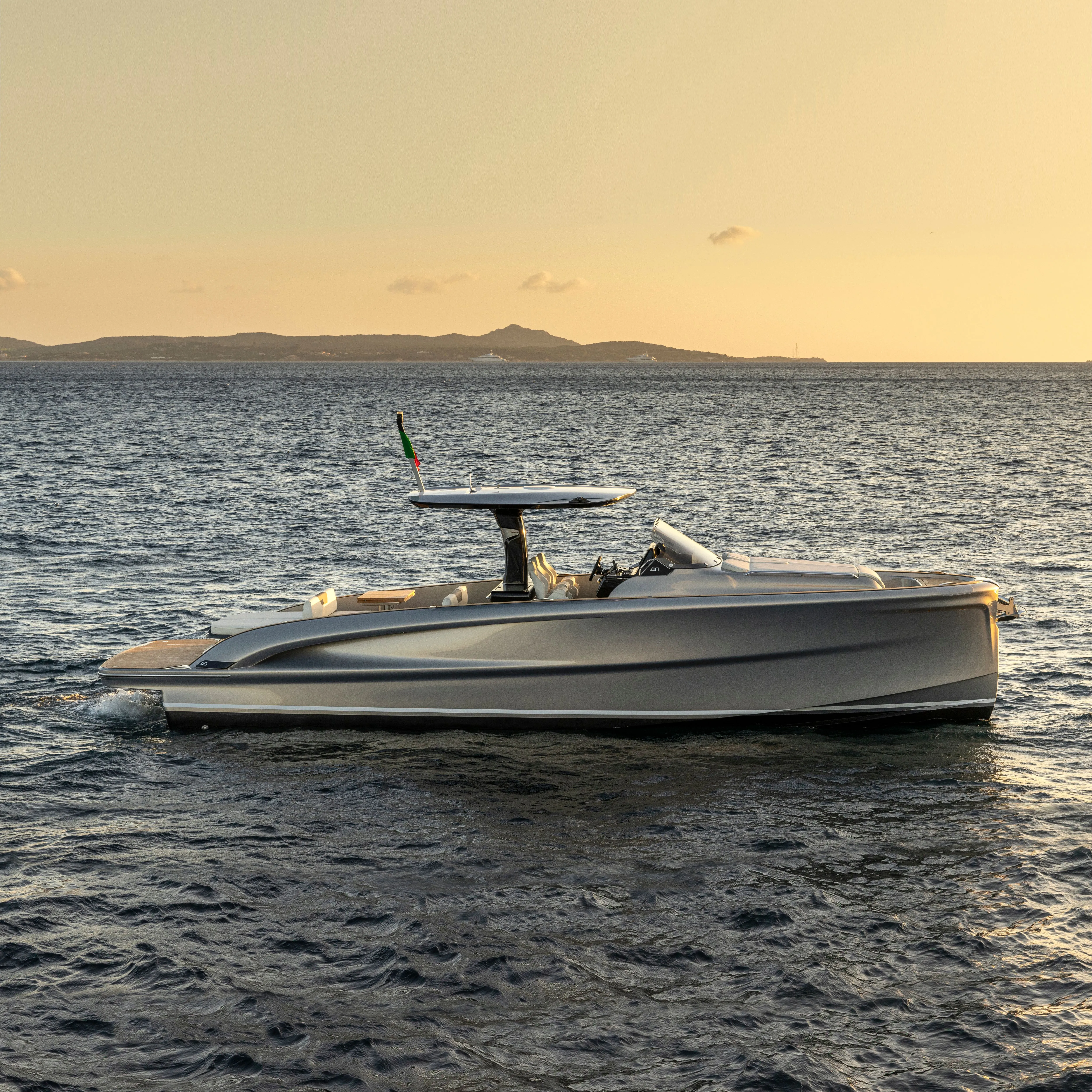 Explore Santa Eularia des Riu on a 12m Rental Boat
