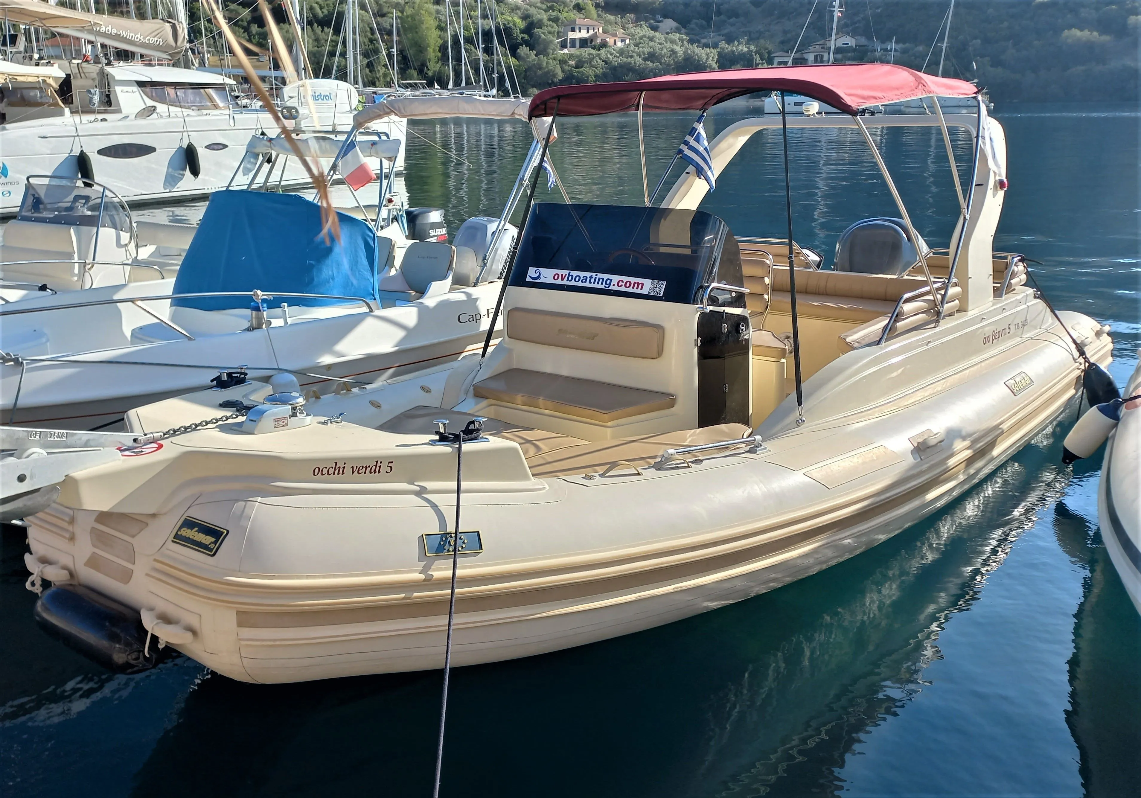 Rent a 7.2m Solemar 23 Motor Boat in Sivota