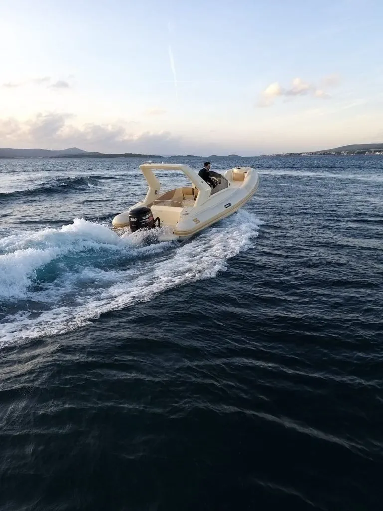 Explore Biograd na Moru on a 8.23m Rental Solemar 25.1