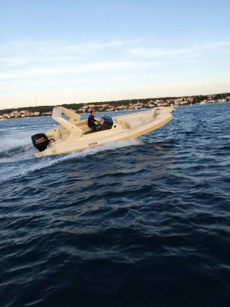 Explore Biograd na Moru on a 8.23m Rental Solemar 25.1