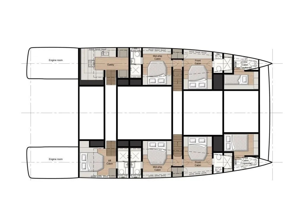 Explore Kastela on a 21.3m Sunreef 70 Power Catamaran Rental