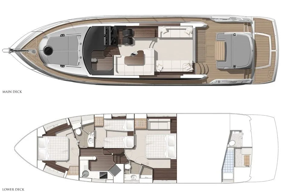 Charter a 16.81m 3 Cabin Motor Yacht in Lefkada