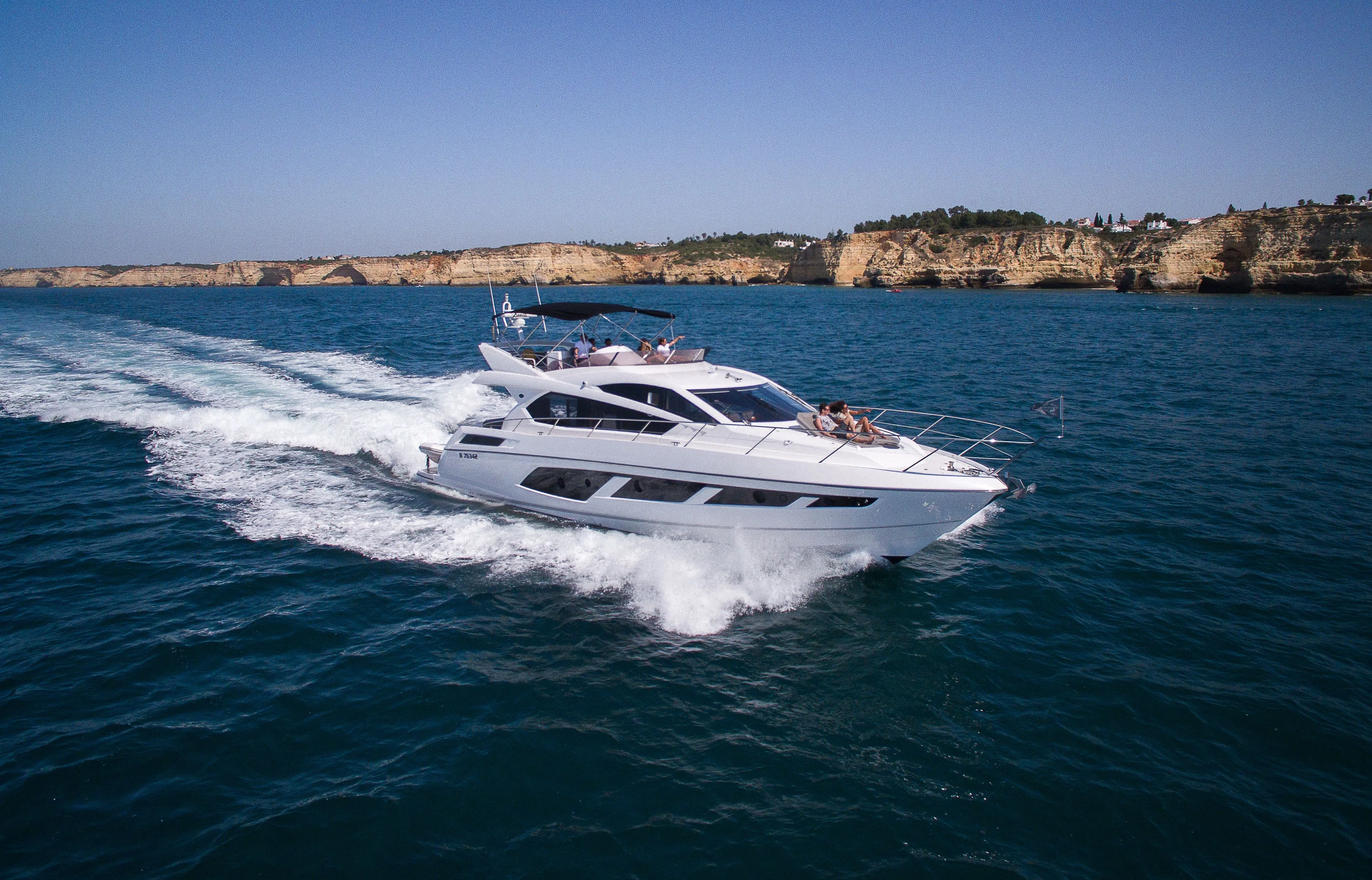 Explore Portimão on a 21.07m Rental Motor Yacht