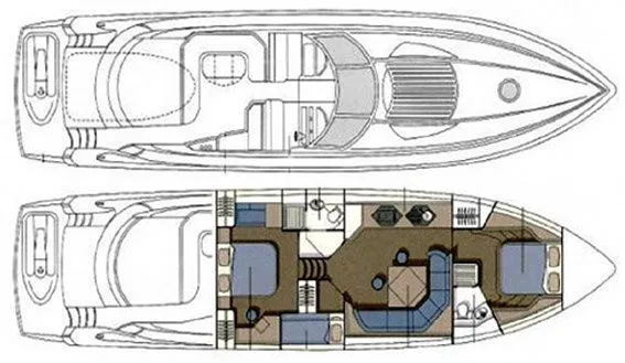 Explore Terracina on a 21m Rental Sunseeker 68