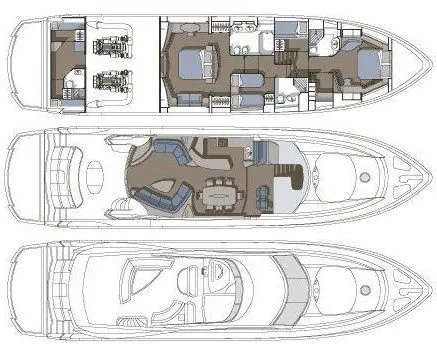 Explore Olbia on a 25m Rental Sunseeker 82
