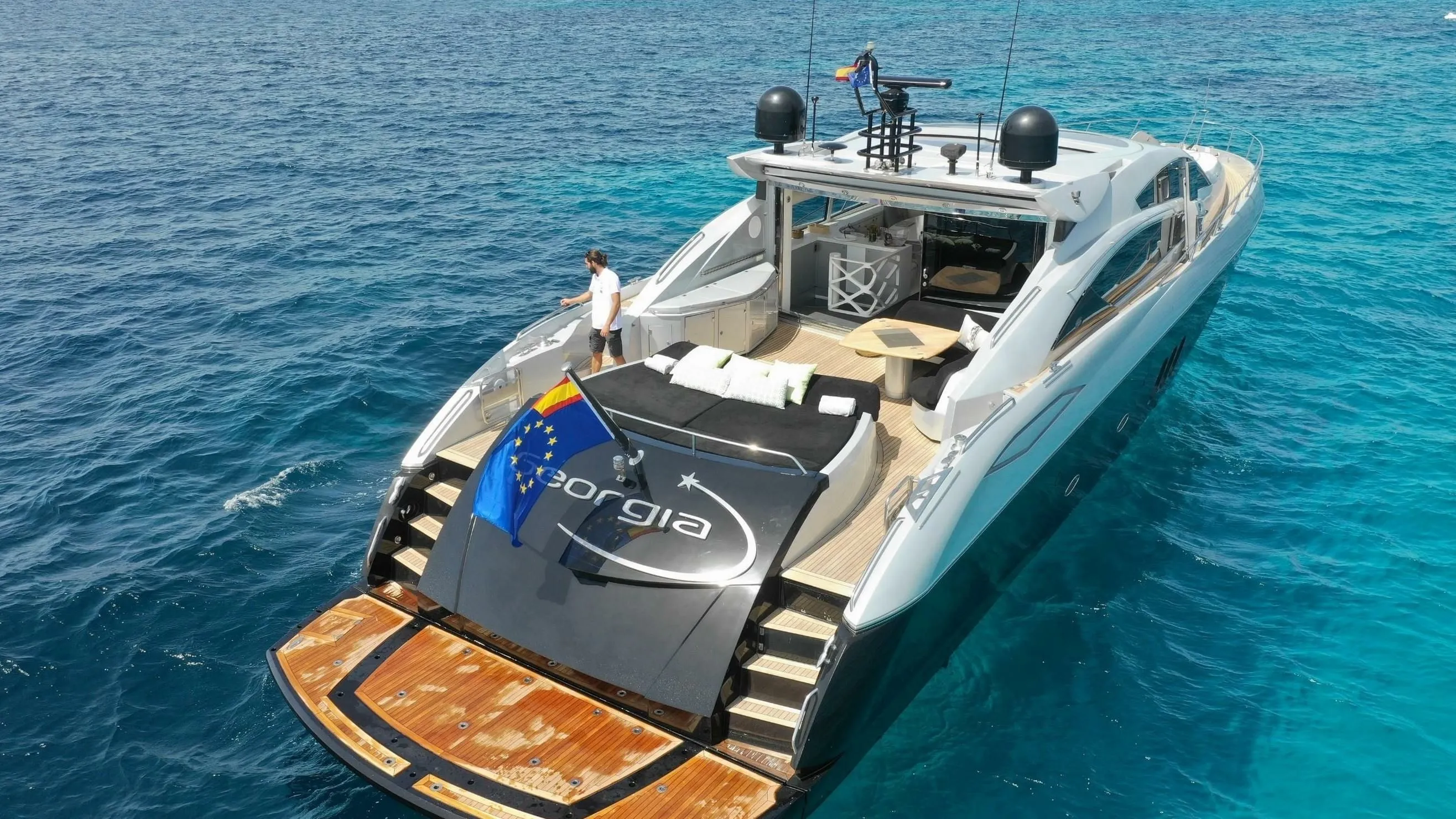Charter a 24m Sunseeker 82 in Ibiza Town