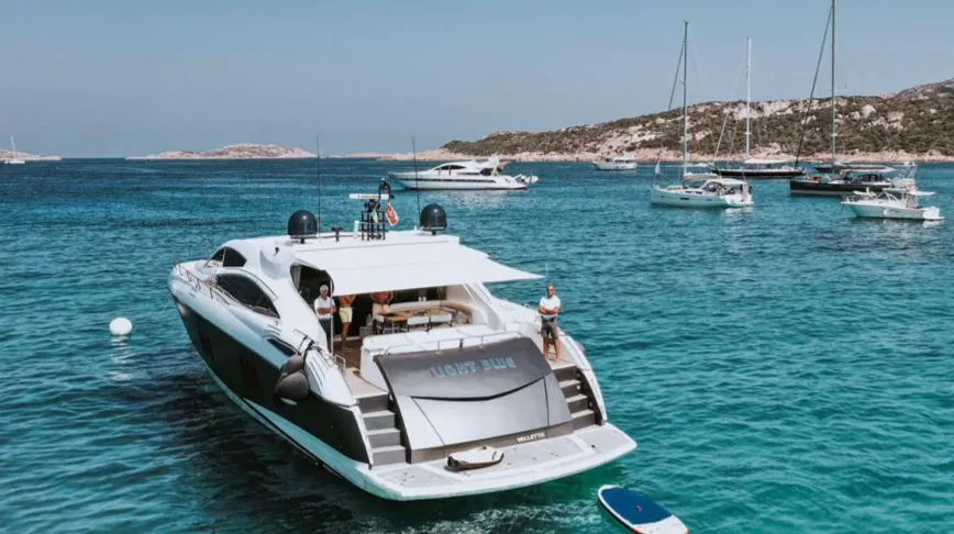 Light Blue Charter Boat