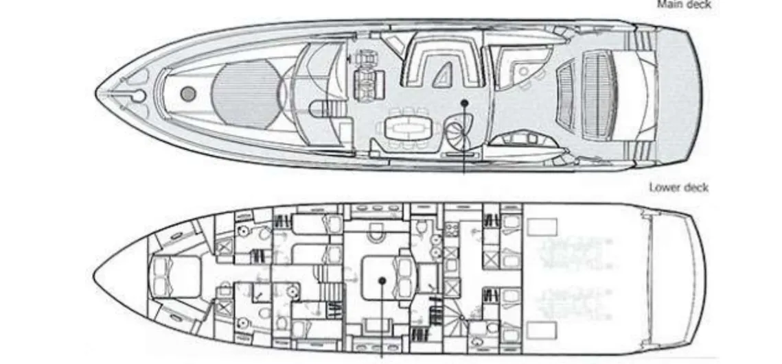 Rent a 25m 4 Cabin Motor Yacht in Poltu Quatu
