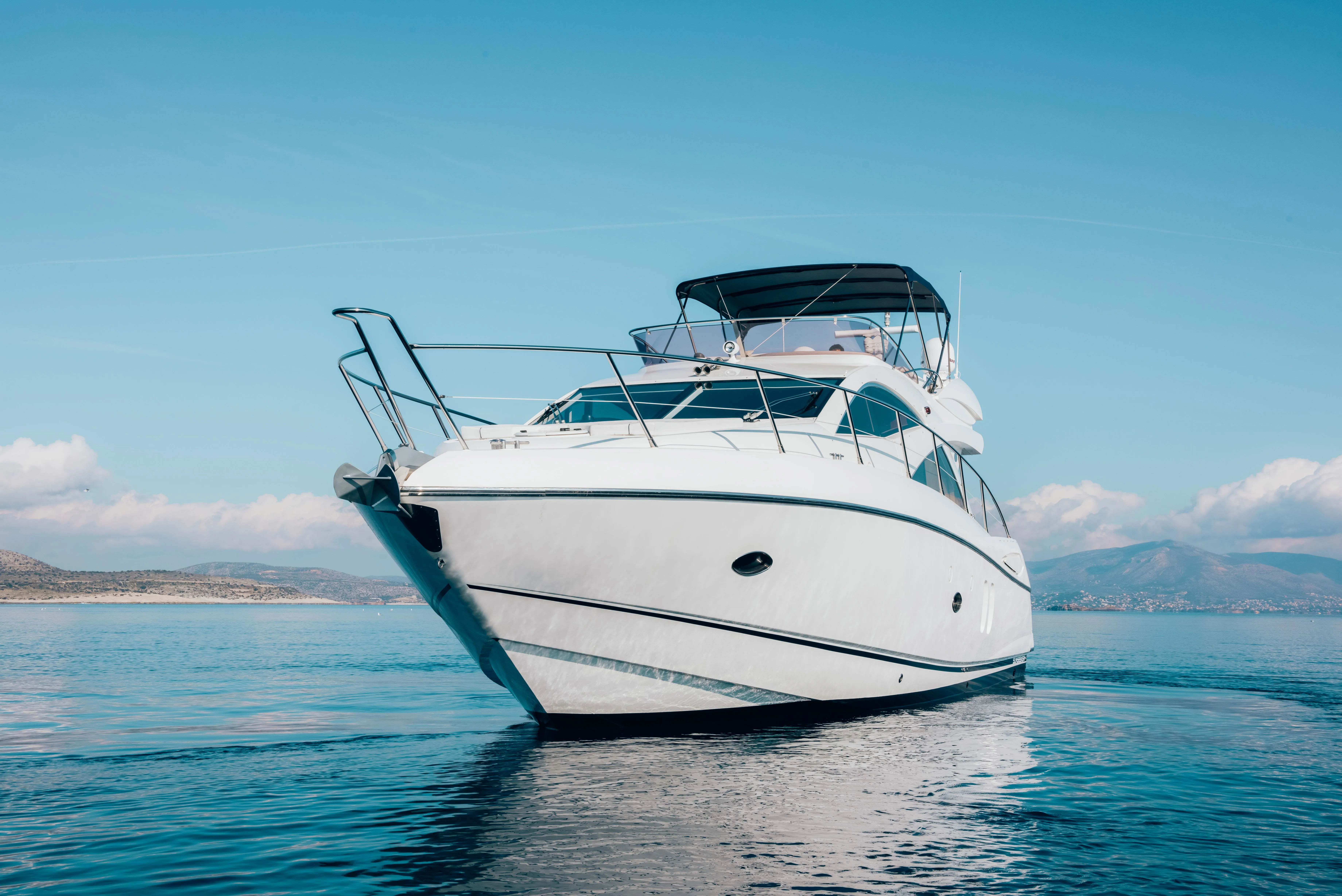 Explore Mykonos City on a 16.46m Rental Boat